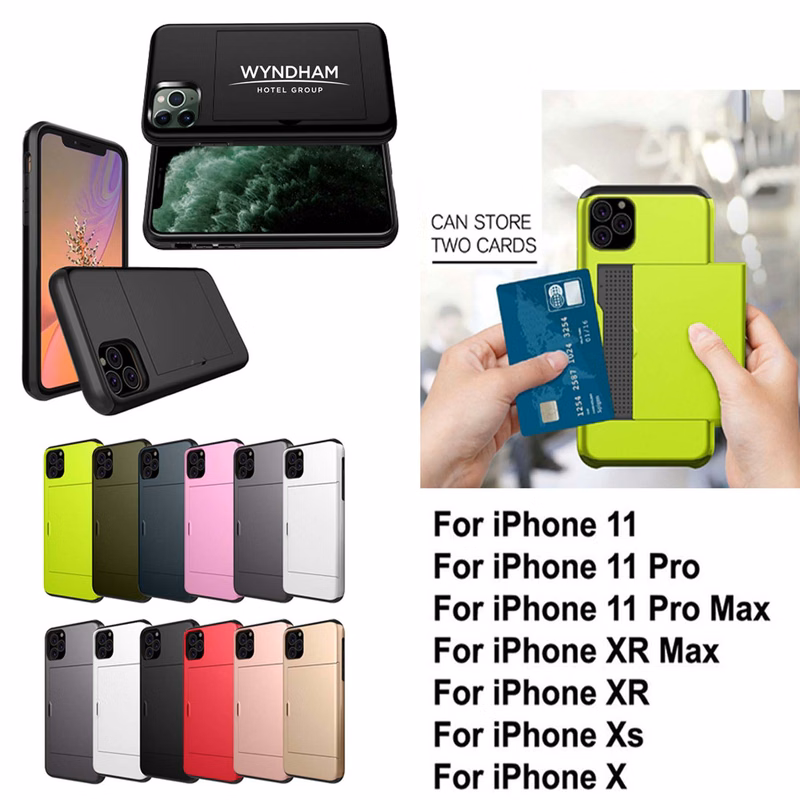 iBank ® Sliding Credit Card Holder Case for iPhone 17, 17 Pro, 17 Pro Max