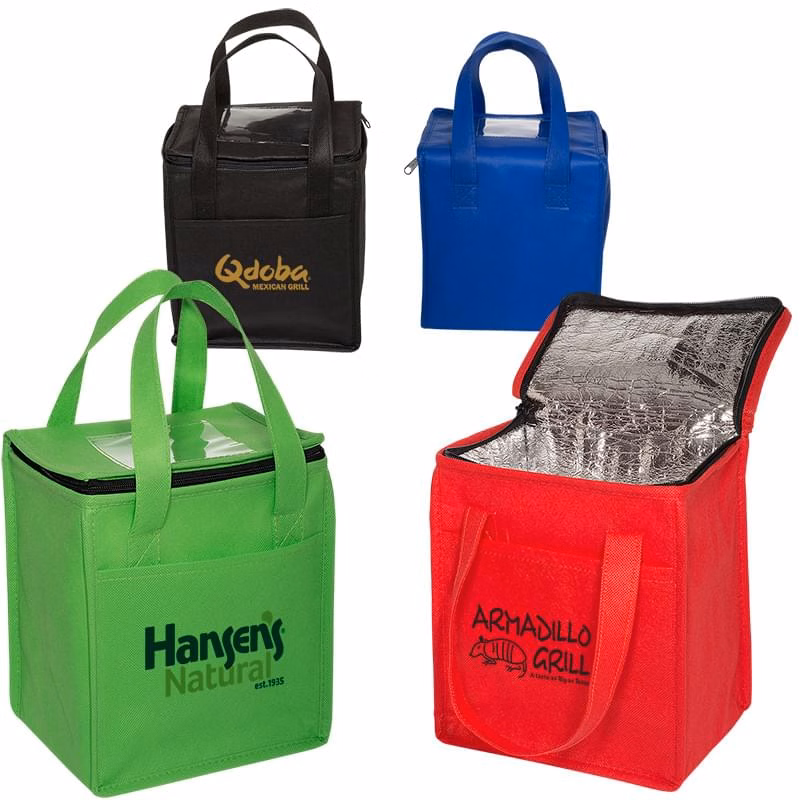 Non-Woven Cubic Lunch Bag with ID Slot