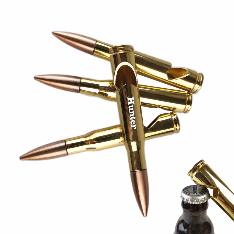 135mm zinc alloy bullet-shaped beer bottle opener