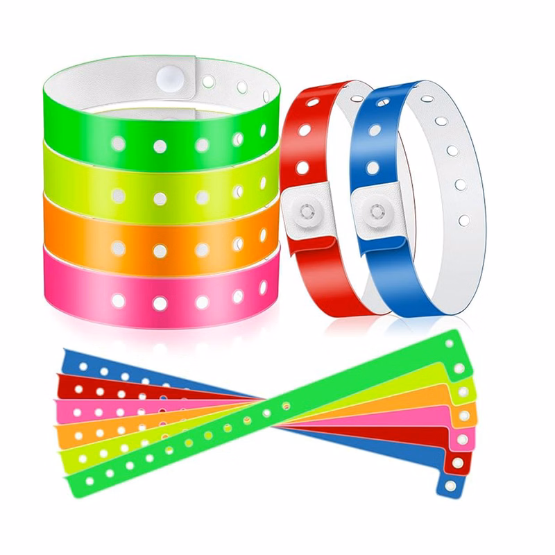 Multi-Color Plastic Event Wristband