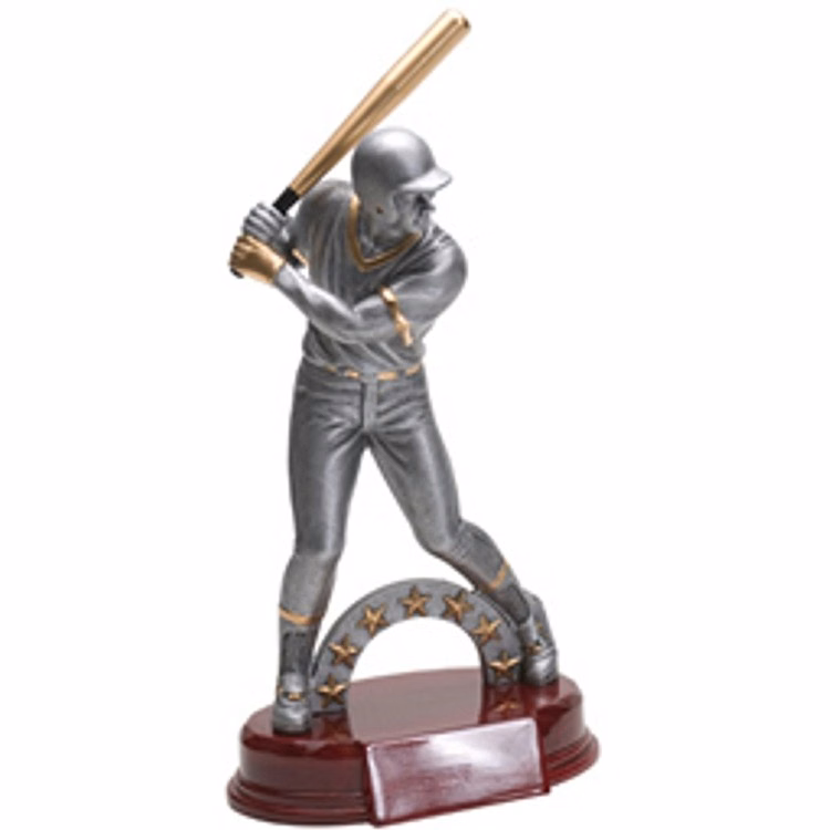 10-1/4" Baseball-Male Resin Figure