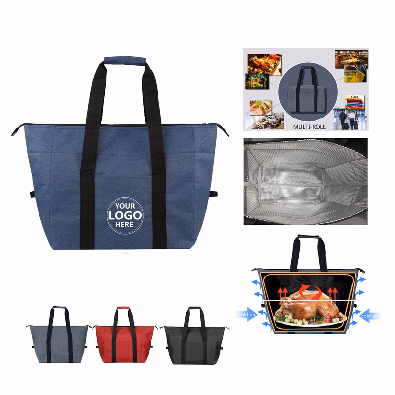 Aluminum Foil Insulated Tote with Oxford Fabric