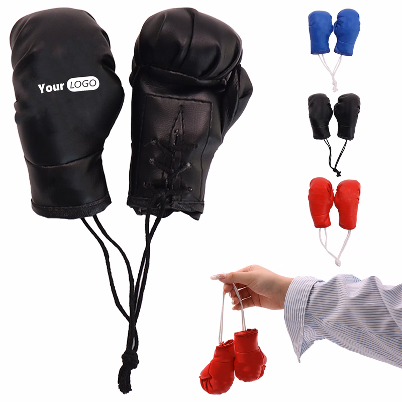 Pvc Simulation Boxing Glove Keychain