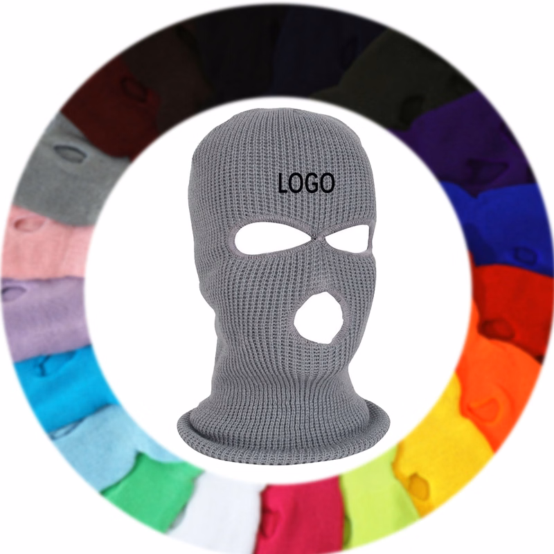 Warm Knitted Ski Mask Full Face Neck Cover Outdoor Hat