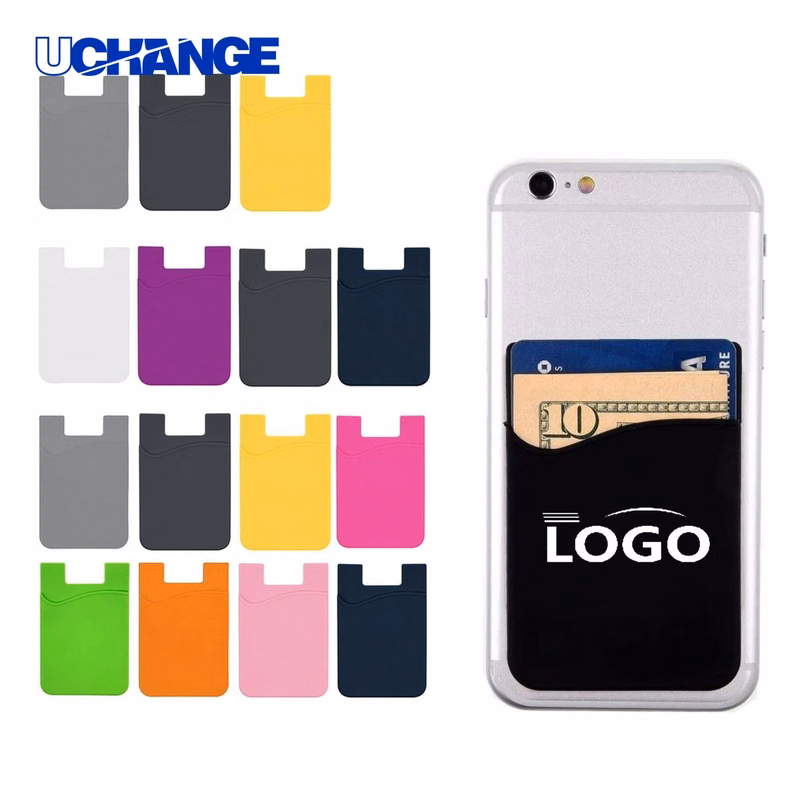 Silicone Phone Wallet Back Clamp
