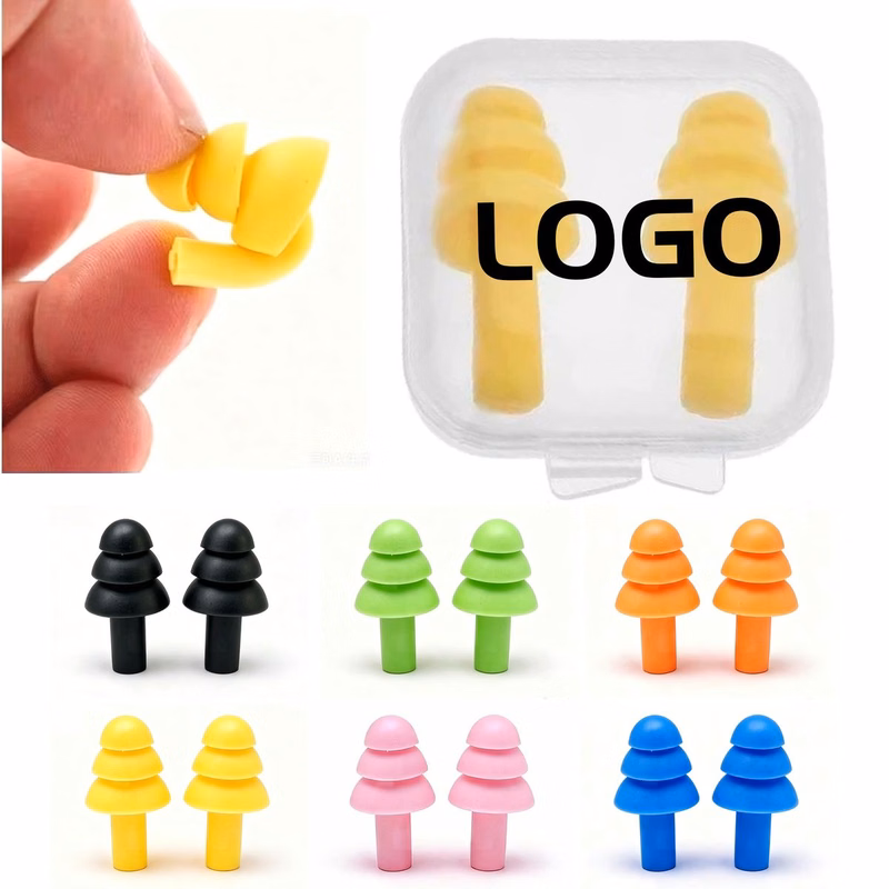 Reusable Silicone Noise Cancelling Earplugs