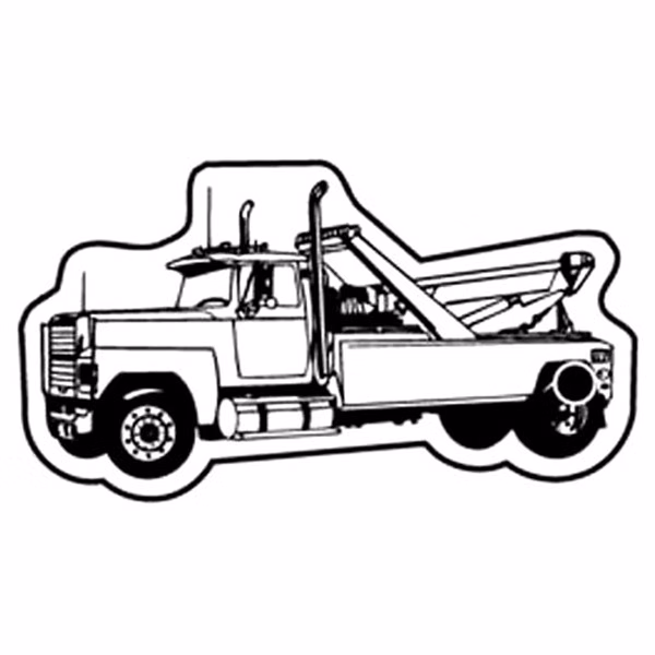 Tow Truck 3 Key Tag - Spot Color