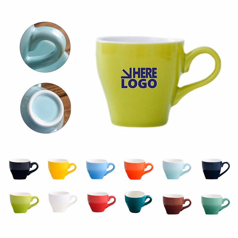 2.7oz Ceramic European Espresso Coffee Cups