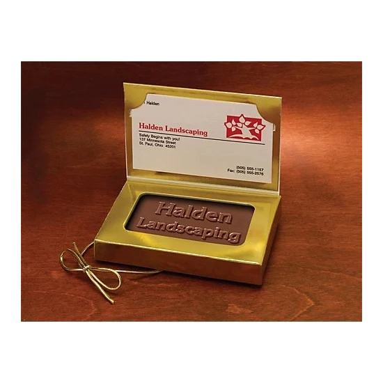 Custom Chocolate Business Card 1
