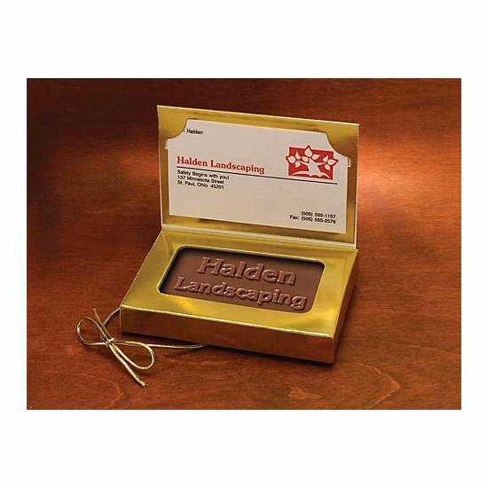 Custom Chocolate Business Card