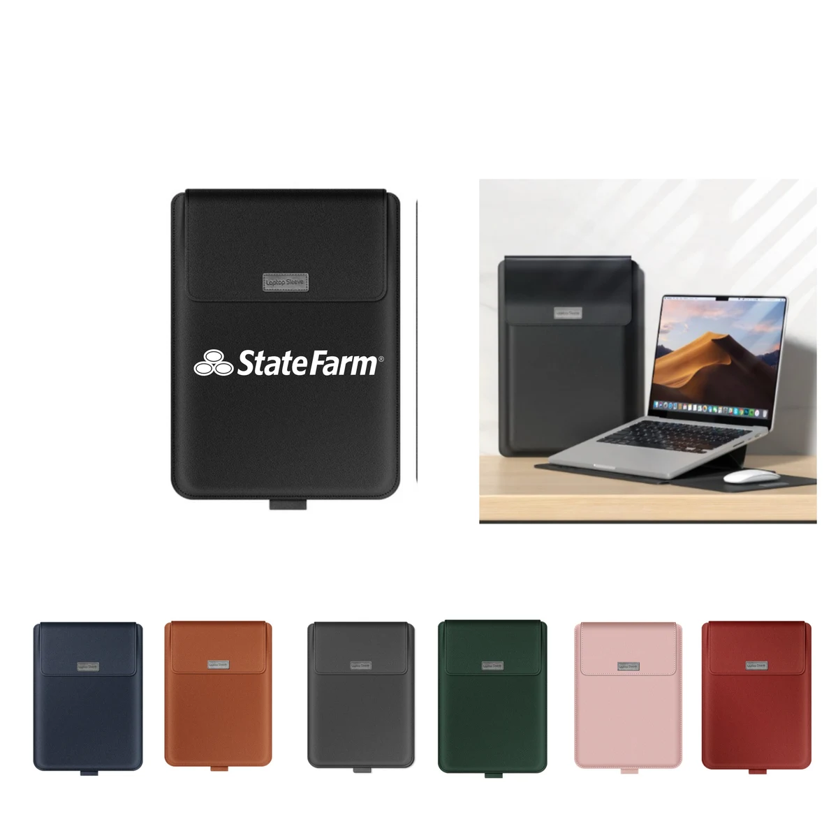 3-in-1 Portable Laptop Case with Stand 1