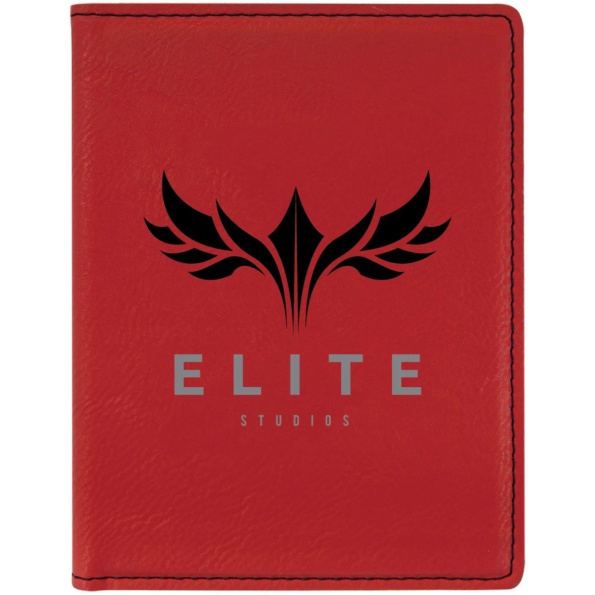 Red Leatherette Passport Holder 1