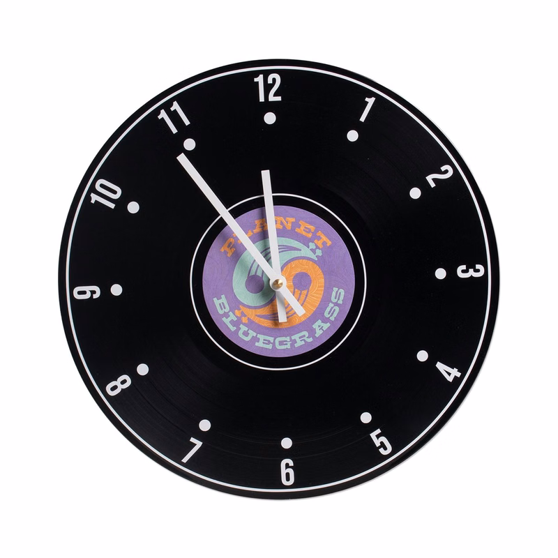 Recycled Vinyl Record Clock
