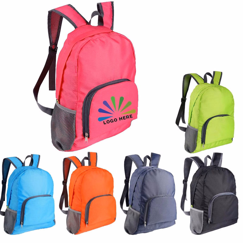 Custom Foldable Backpack Lightweight Travel Student Bag