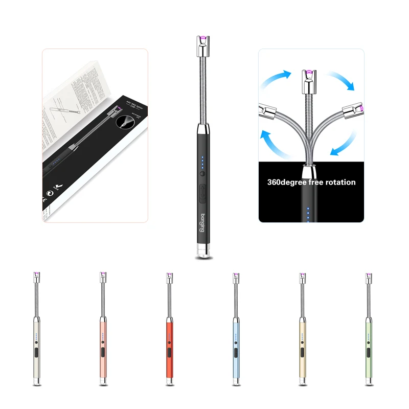 Electric Lighter with LED Flashlight 1