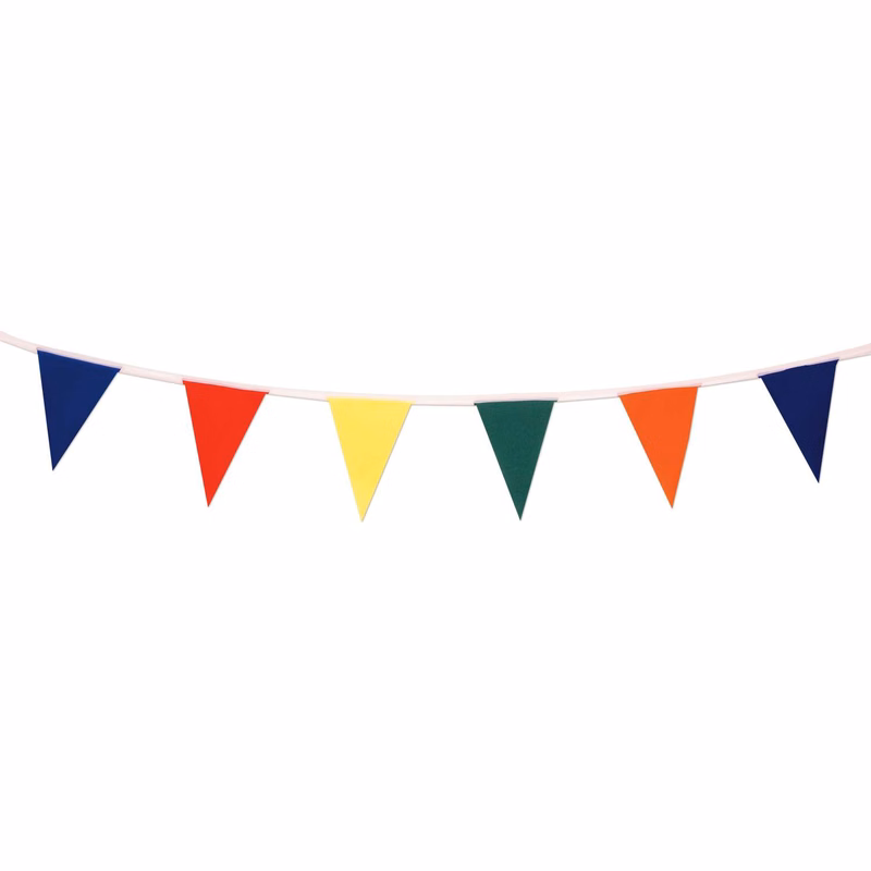 60' Multicolor Premium Pennant String