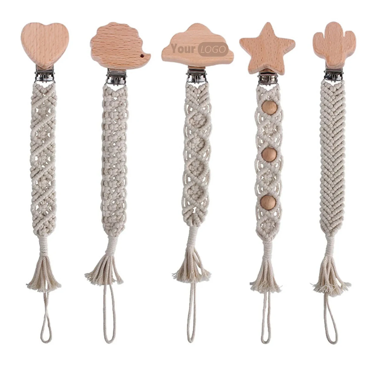 Hand Woven Pacifier Rope 1