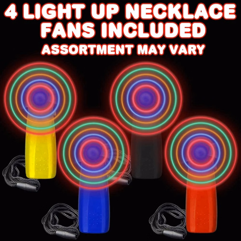 Light Up Fan Necklaces