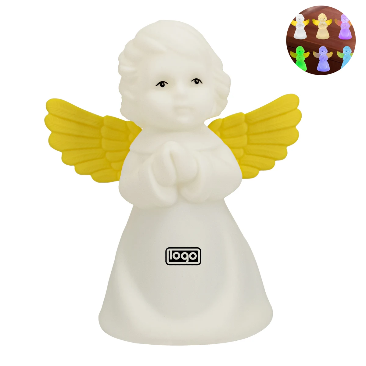 Silicone Angel Rainbow Touch Lamp 1