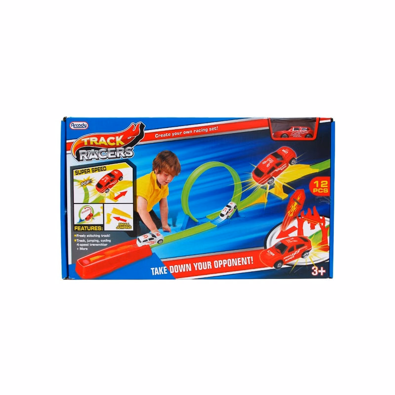 Track Racers Loop Track with Car Set 12-Piece