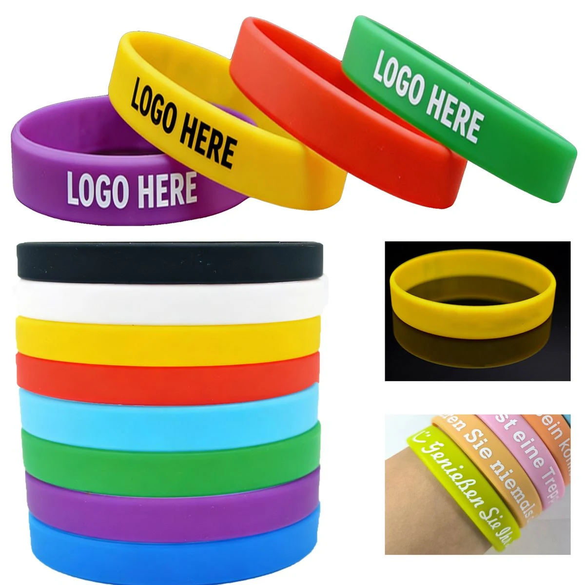 Durable Lightweight Silicone Sports Wristband 1