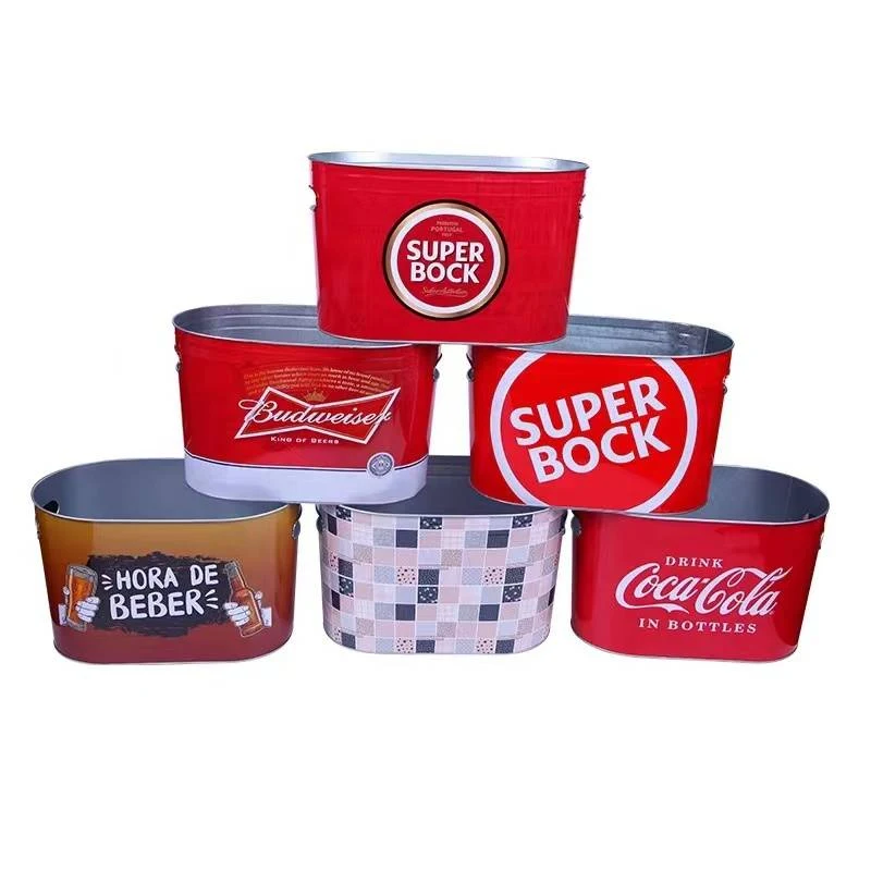 Oval Ice Bucket Cooler Beverage Tub 1