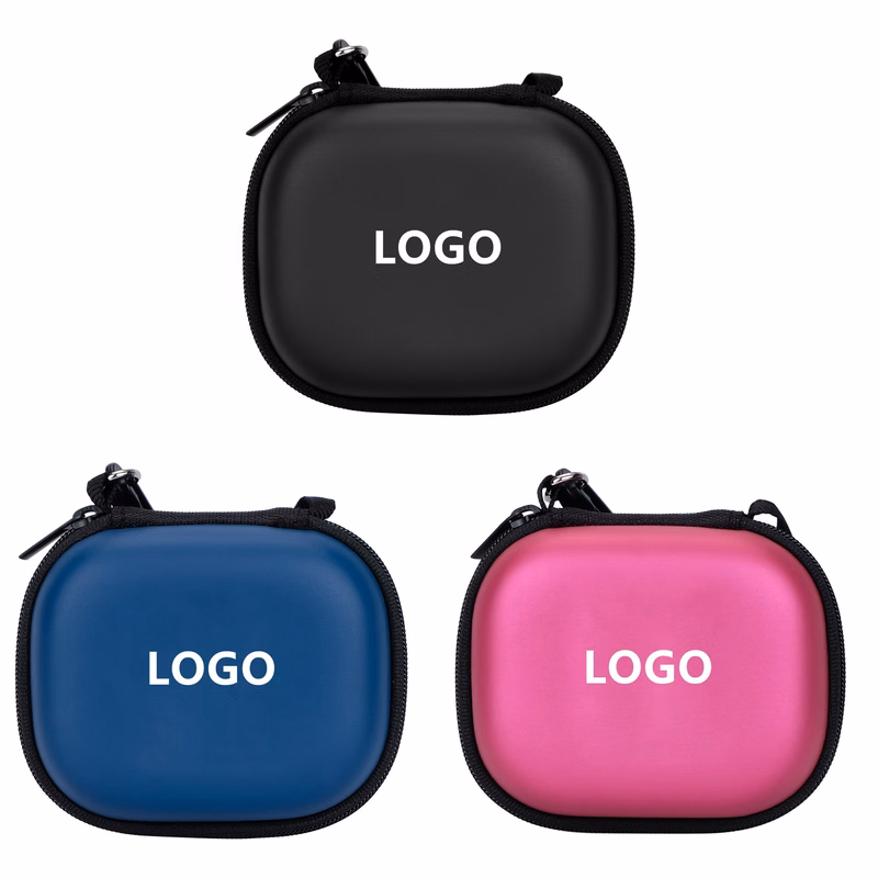 Small Mini Zipper Storage Pouch Bag EVA Hard Shell Earphone Case