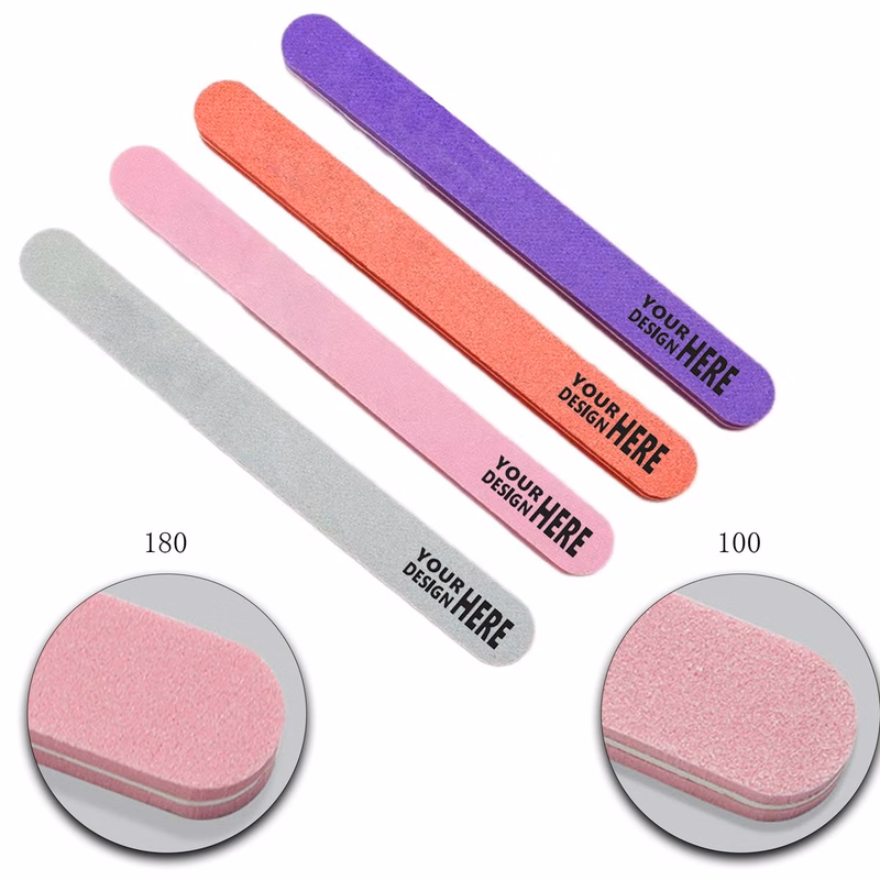 180/100 Grit Double-Sided Matte Nail File
