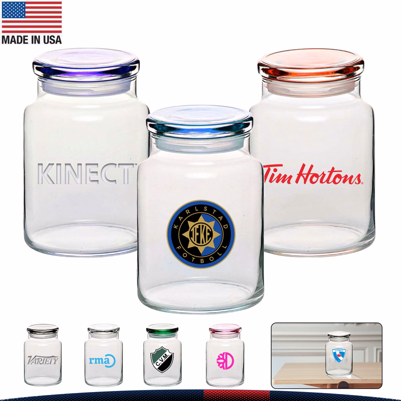 26 oz. Arc Flat Lid Candy Jars