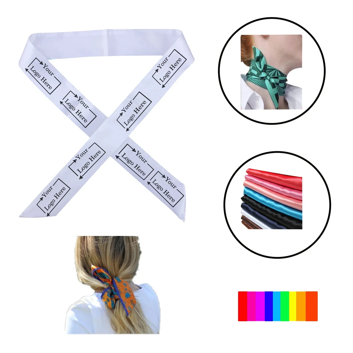39.5" Summer Cooling Neck Scarf 1