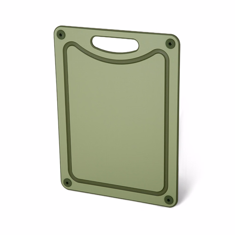 Recyclable PP Cutting Board-Veggies & Meat w/Juice Groove