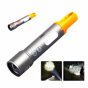 Rugged Mini Flashlight With Portable Hook