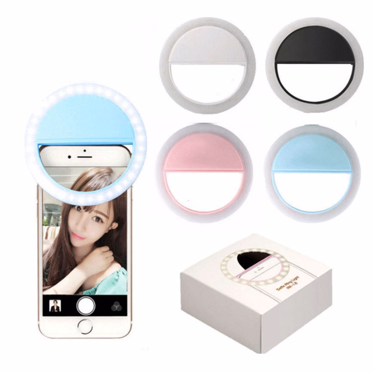Ring Light for Cell Phone Clip-on LED Light