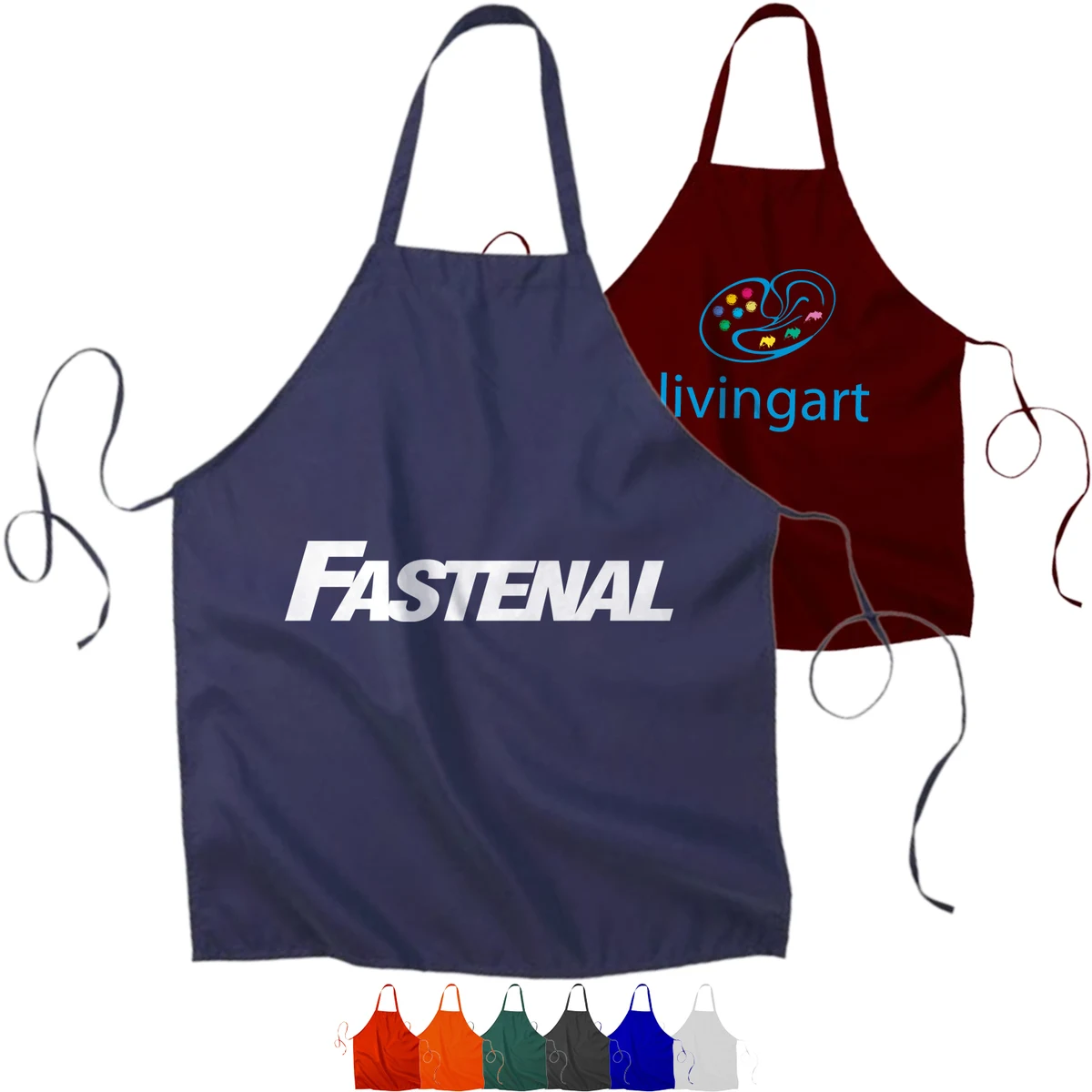 Wrinkle Free Classic Bib Apron USA Decorated (28" x 33") 1