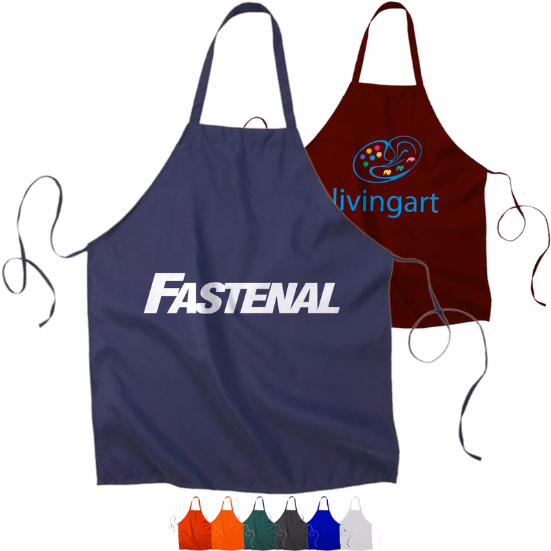 Wrinkle Free Classic Bib Apron USA Decorated (28" x 33")