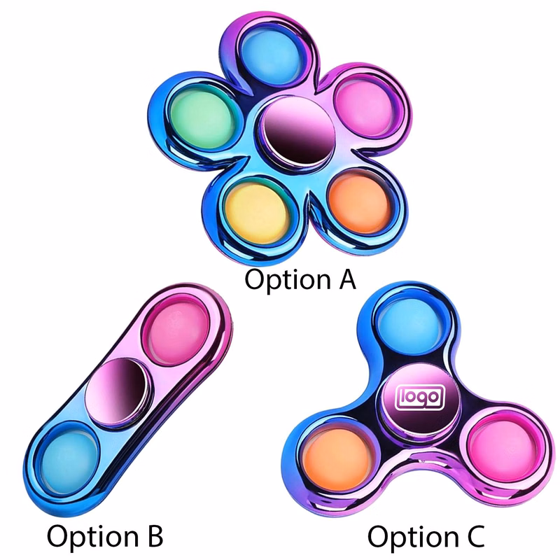 Finger Toy Push Bubble Fidget Spinner