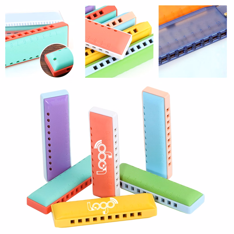 Colorful ABS 10-Hole Beginner Harmonica