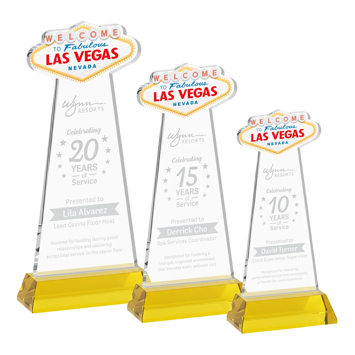 Las Vegas Award on Hartford Base - Gold 1