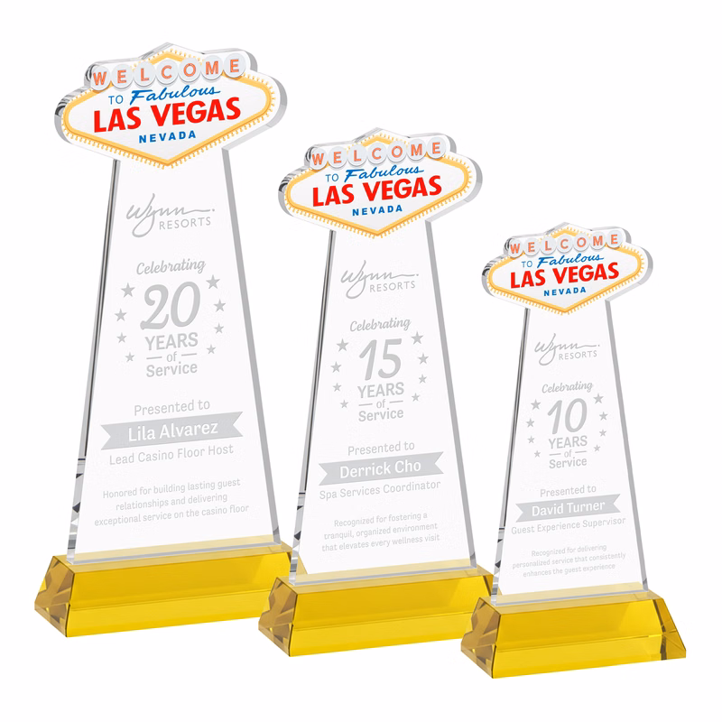 Las Vegas Award on Hartford Base - Gold