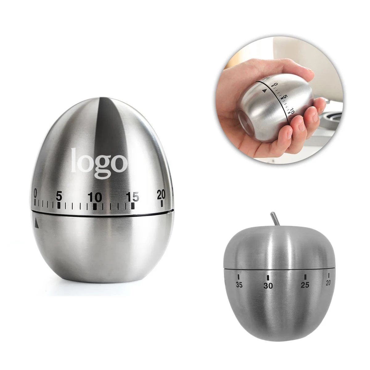 MOQ20 55min Stainless Steel Mechanical Timer 1