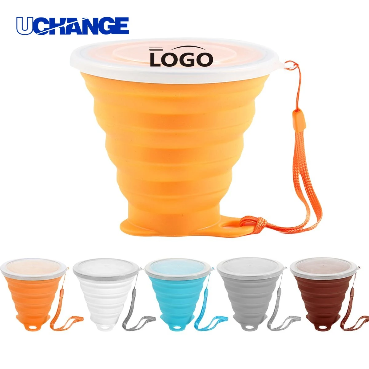 9oz Silicone Collapsible Travel Water Cup 1
