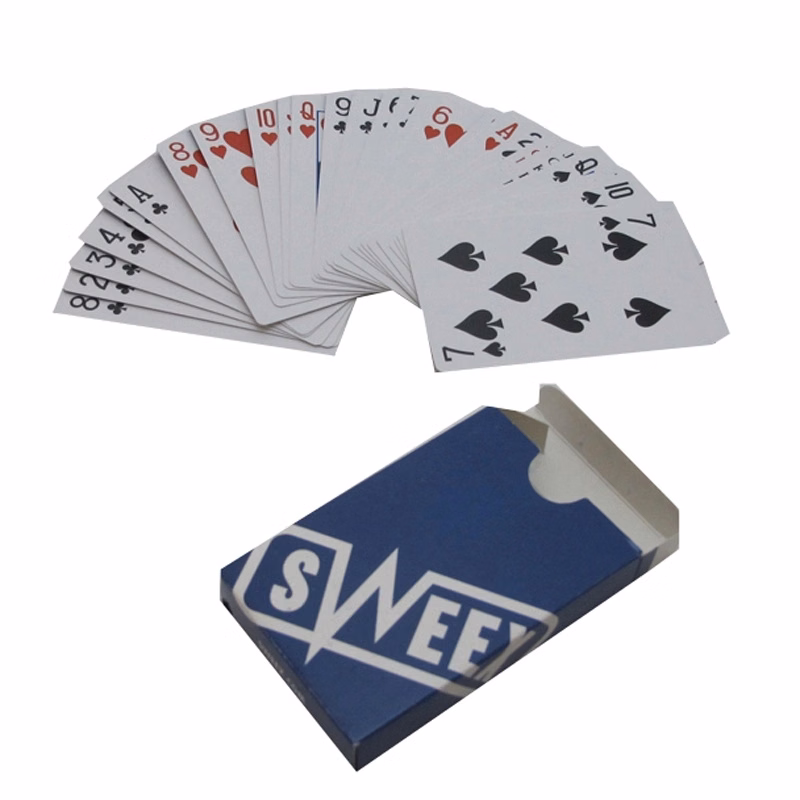 Standard Paper Poker Playing Cards with Customized Logo