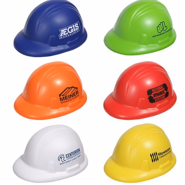 Hard Hat Style Stress Ball