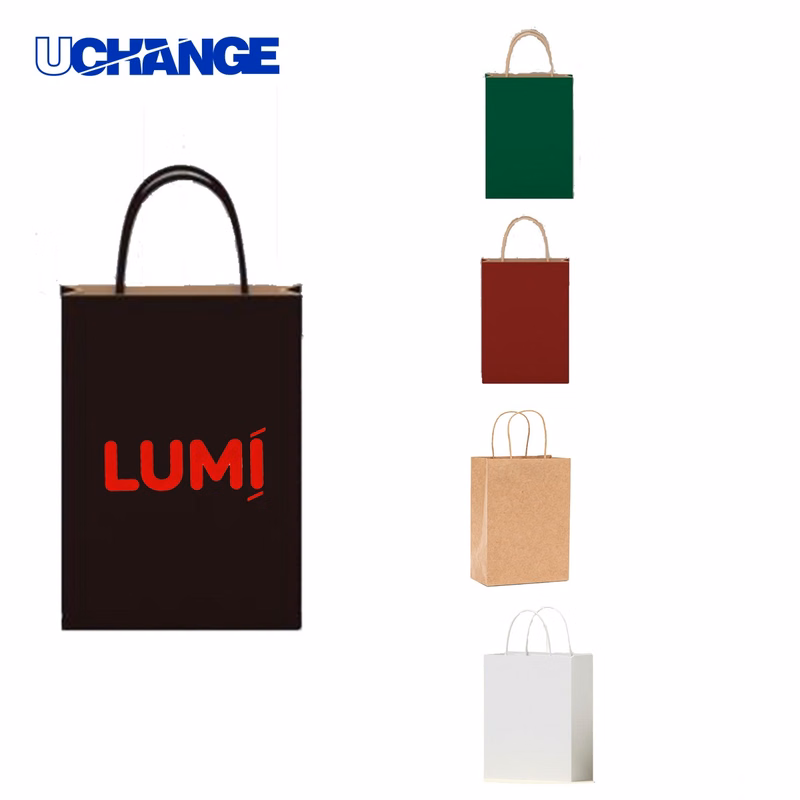 Kraft Paper Bag for Retail Packaging Use