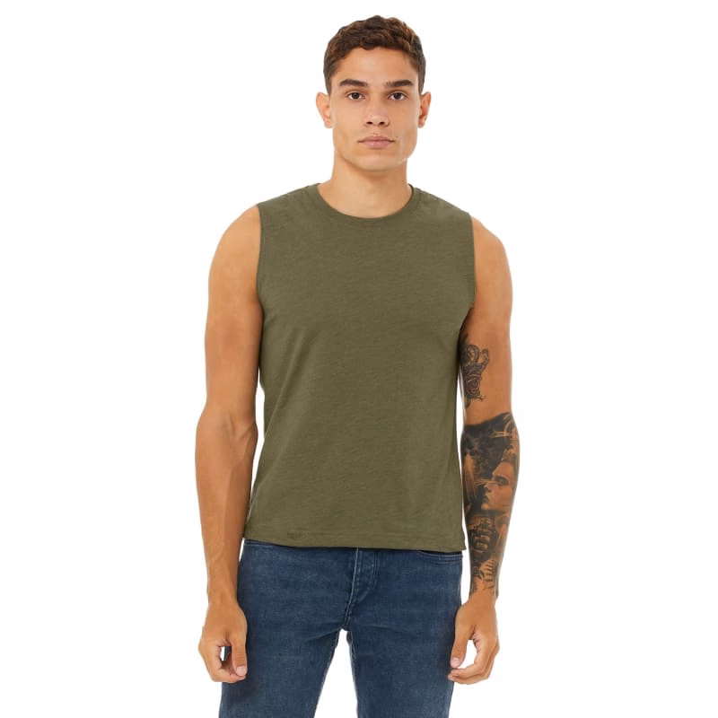 Bella Mens Jersey Muscle Tank