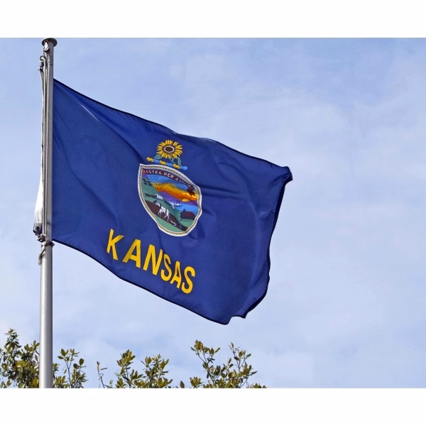 Kansas Official Flag
