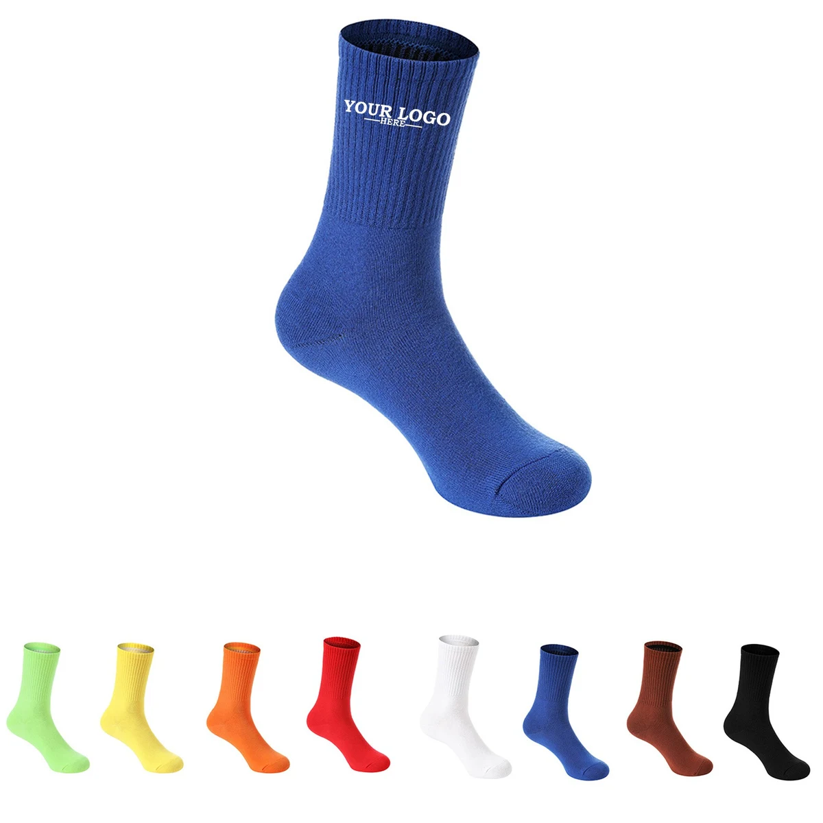 Sports Dri Fit Moisture Wicking Athletic Crew Sock 1