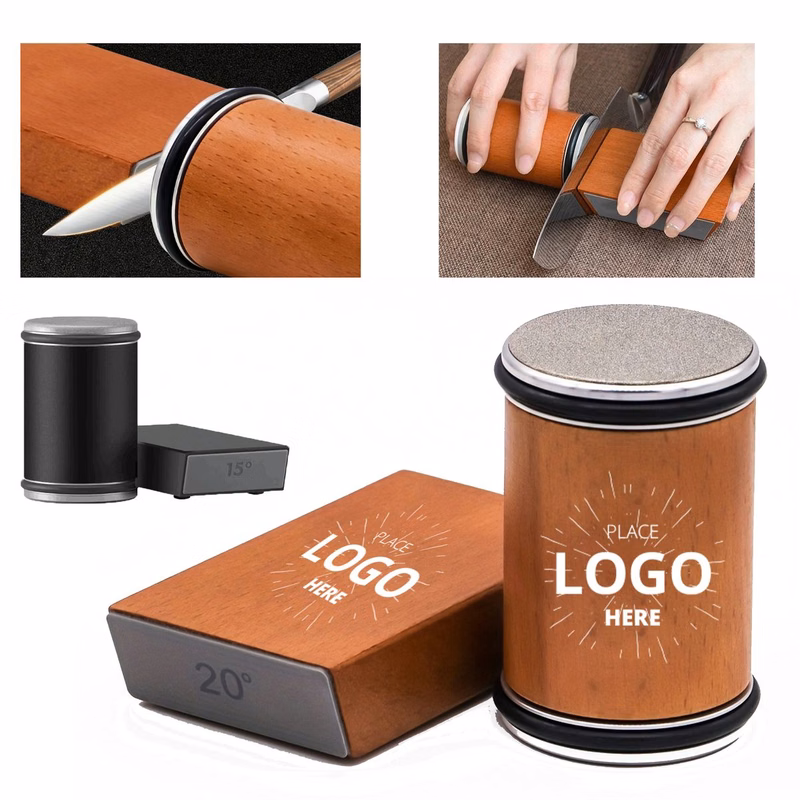 Custom Single-Color Logo Diamond Drum Sharpener With 4 Non-Slip Support Points