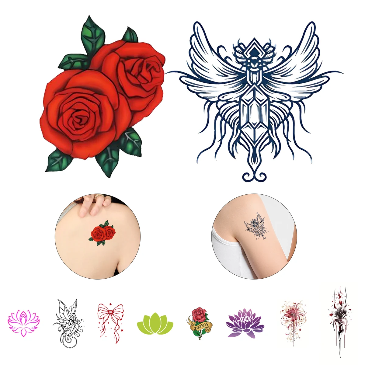 Customizable Temporary Tattoo For Festival Dress-Up 1