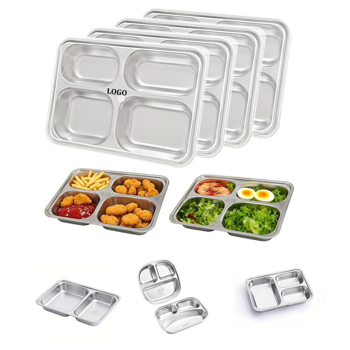Stainless Steel Dinner Plate 1